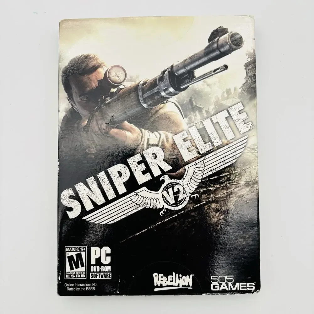 Pre-Owned Sniper Elite V2 Rebellion One Bullet (PC Game, 2013) No Manual VG Cond